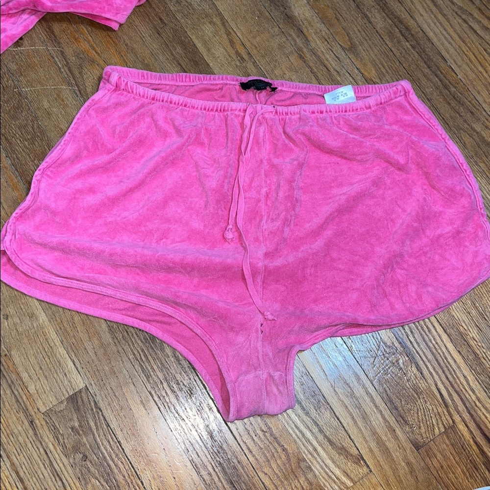 Used juicy couture black label hot Pink Set - Hoodie, Joggers & Shorts - Picture 4 of 16